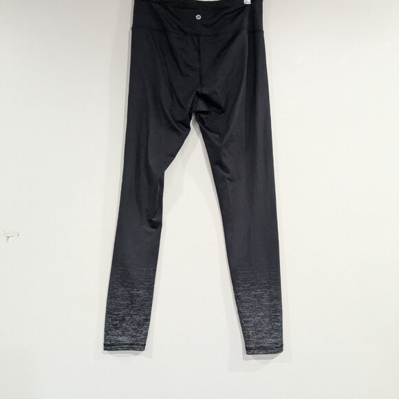 Joe Fresh Ombre Spandex Leggings Black Grey Size Medium - Picture 3 of 5
